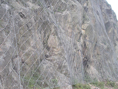 山体防护网案例 - 安平县万基筛网有限公司图片2